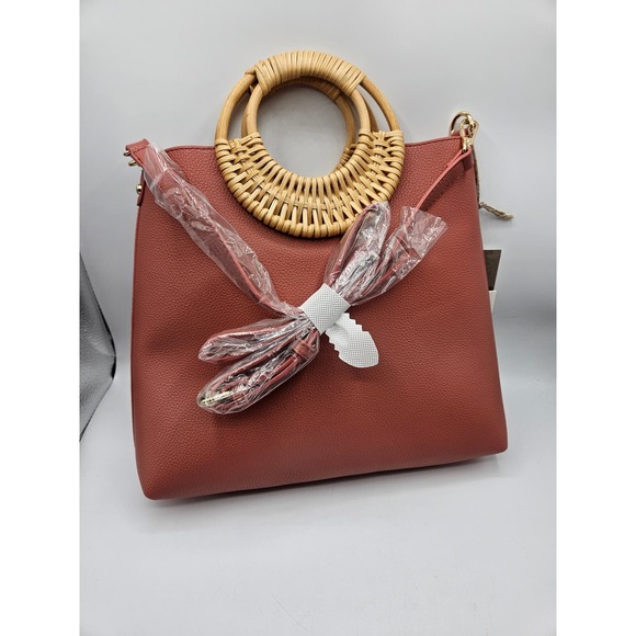 Antik Kraft Anthropologie Womens Handbag Purse Bag in‎ a Bag NWT Dusty Rose - Picture 7 of 11